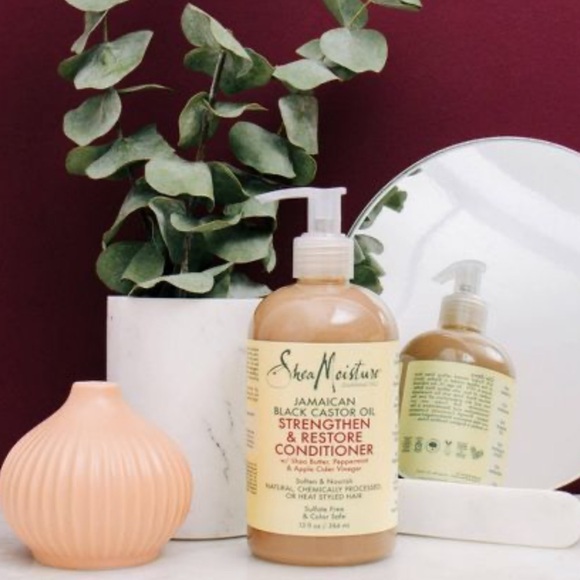 Shea Moisture conditioner Jamaican Black Castor Oil Strengthen and restore NEW - Picture 3 of 5